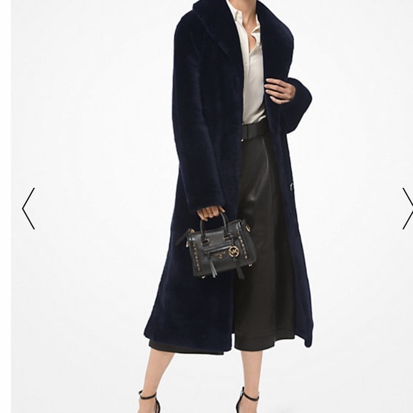 MICHAEL KORS Carine Extra-Small Studded Pebbled Leather Crossbody Bag 32T0GCCC0L - Picture 12 of 13